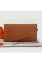 Hermes Kelly Original Saffiano Leather Bi-Fold Wallet A708 Camel Replica