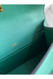 Hermes Kelly Pochette Handmade Bag In Malachite Epsom Calfskin Replica