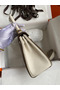 Hermes Kelly Retourne 25 Bicolor Bag in Taupe and Craie Clemence Calfskin Replica
