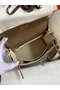 Hermes Kelly Retourne 25 Bicolor Bag in Taupe and Craie Clemence Calfskin Replica