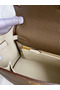 Hermes Kelly Retourne 25 Bicolor Bag in Taupe and Craie Clemence Calfskin Replica