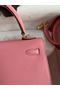 Hermes Kelly Sellier 25 Handmade Bag In Rose Confetti Epsom Calfskin Replica