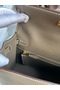 Hermes Kelly Sellier 25 Handmade Bag In Taupe Epsom Calfskin Replica