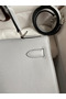 Hermes Kelly Sellier 28 Handmade Bag In Gris Mouette Epsom Calfskin Replica