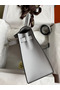 Hermes Kelly Sellier 28 Handmade Bag In Gris Mouette Epsom Calfskin Replica