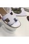 Hermes lady leather Slipper HO808HMJ white Replica