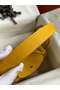 Hermes Lindy 26 Handmade Bag In Jaune Ambre Clemence Leather Replica