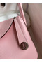 Hermes Lindy 26 Handmade Bag In Rose Sakura Clemence Leather Replica