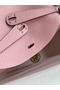 Hermes Lindy 26 Handmade Bag In Rose Sakura Clemence Leather Replica