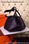 Hermes Lindy 30CM Leather Shoulder Bag H0881 Black Replica