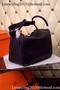 Hermes Lindy 30CM Leather Shoulder Bag H0881 Black Replica