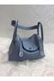 Hermes Lindy 30CM Original Leather Shoulder Bag HLD30 Light Blue Replica