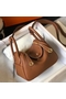 Hermes Lindy Mini Bag In Gold Clemence Leather GHW Replica