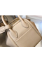 Hermes Lindy Mini Bag In Trench Clemence Leather GHW Replica