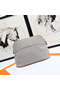 Hermes Medium Bolide Travel Case In Grey Cotton Replica