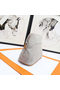 Hermes Medium Bolide Travel Case In Grey Cotton Replica