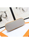 Hermes Medium Bolide Travel Case In Grey Cotton Replica