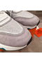 Hermes Men's Addict Sneakers In Grey Knit Replica