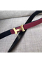 Hermes Mini Constance 24mm Reversible Belt Black/Ruby Replica