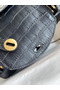 Hermes Mini Lindy Handmade Bag In Black Matte Alligator Leather Replica