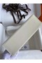 Hermes Original Epsom Leather KEL2278 Chalk&Silver-Tone Metal Replica