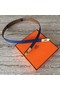 Hermes original epsom leather Kelly belt H069853 blue Replica