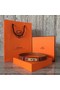 Hermes original epsom leather Kelly belt H069853 fuchsia Replica