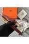 Hermes original epsom leather Kelly belt H069853 fuchsia Replica