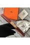 Hermes original epsom leather Kelly belt H069853 fuchsia Replica