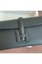 Hermes Original Espom Leather Clutch 37088 black Replica