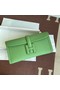 Hermes Original Espom Leather Clutch 37088 light green Replica