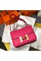 Hermes Original Espom Leather Constance Bag 5333 Purplish red Replica