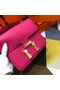 Hermes Original Espom Leather Constance Bag 5333 Purplish red Replica