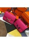 Hermes Original Espom Leather Constance Bag 5333 Purplish red Replica