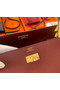 Hermes Original kelly espom leather to go woc Bag H4087 Burgundy Replica