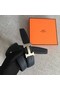 Hermes original togo 2 belt buckle & Reversible leather strap 32 mm H06454 black Replica