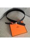 Hermes original togo 2 belt buckle & Reversible leather strap 32 mm H06454 black Replica
