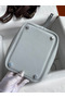 Hermes Picotin Lock 18 Handmade Bag in Blue Brume Clemence Leather Replica