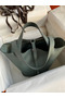 Hermes Picotin Lock 22 Handmade Bag in Vert Amande Clemence Leather Replica