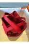 Hermes Picotin Lock 22cm Bags Litchi Leather HPT22 Red Replica
