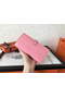Hermes Pink Epsom Bearn Gusset Wallet Replica