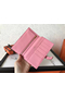 Hermes Pink Epsom Bearn Gusset Wallet Replica