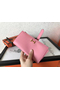 Hermes Pink Epsom Bearn Gusset Wallet Replica