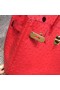 Hermes Real ostrich leather birkin bag BK35 red Replica