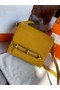 Hermes Roulis 19cm Evercolor 9D H9003 yellow&Silver Replica