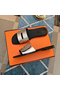 Hermes View Sandals In Silver Epsom Leather Replica
