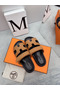 Hermes Women's Chypre Sandals In Brown Calfskin Replica