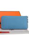 Hermes Zipper Wallet Original Leather A309 Light Blue Replica