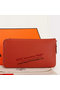 Hermes Zipper Wallet Original Saffiano Leather A309 Red Replica