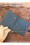 Hermes Bi-Fold Wallet Togo Leather H512 Blue Replica
